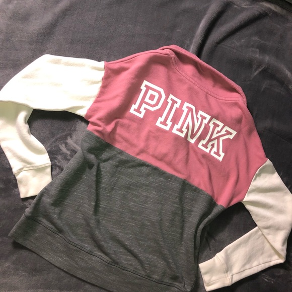 Pink 1/2 zip - Picture 2 of 2